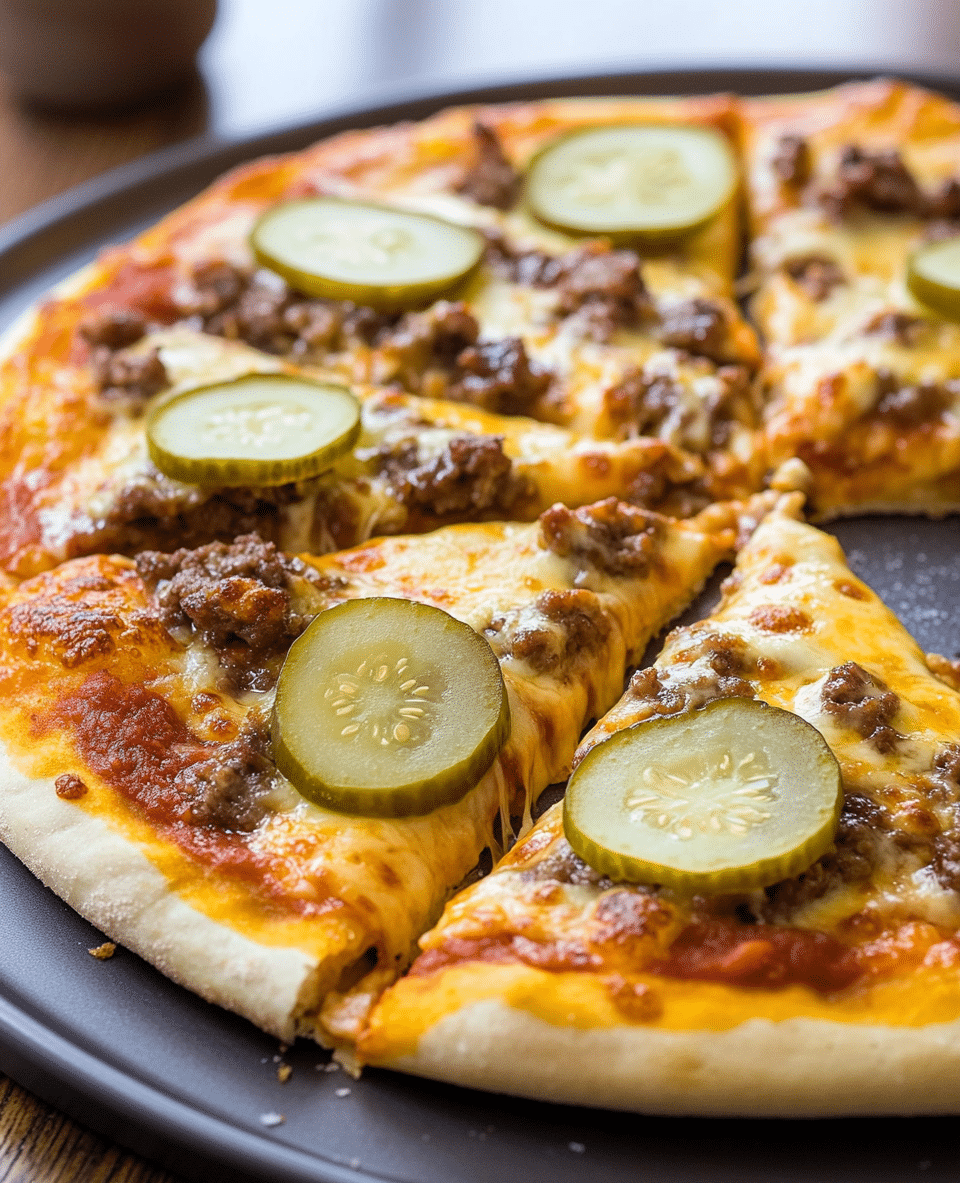 Cheeseburger Pizza