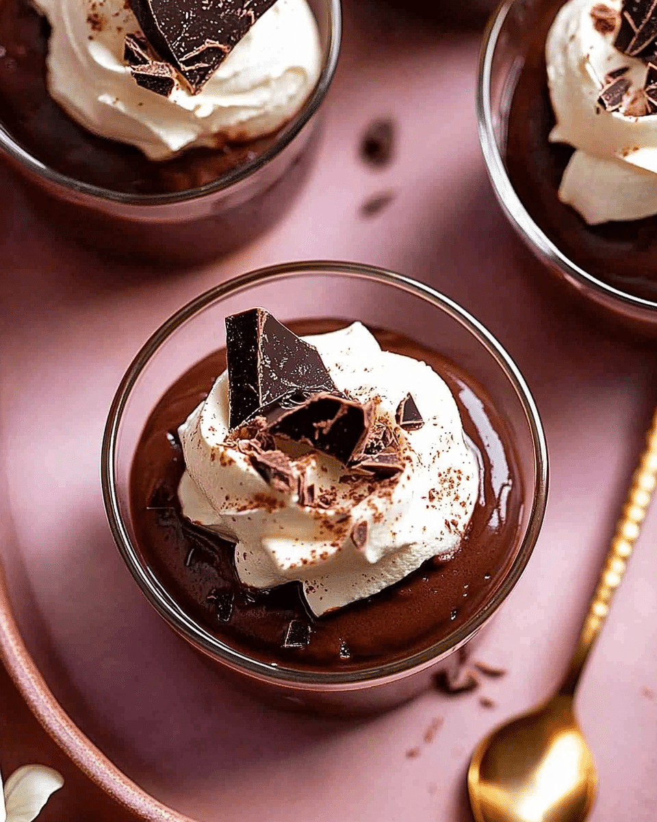 Chocolate Pudding Pots