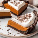 Chocolate Pumpkin Tart