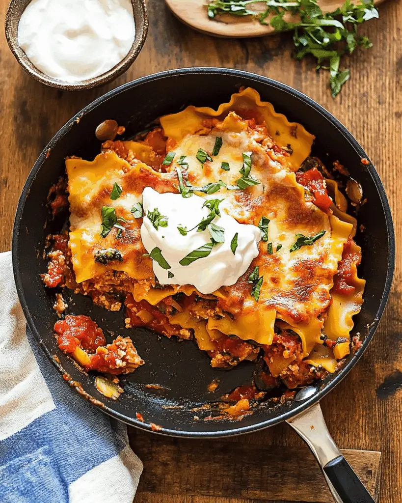 Skillet Lasagna