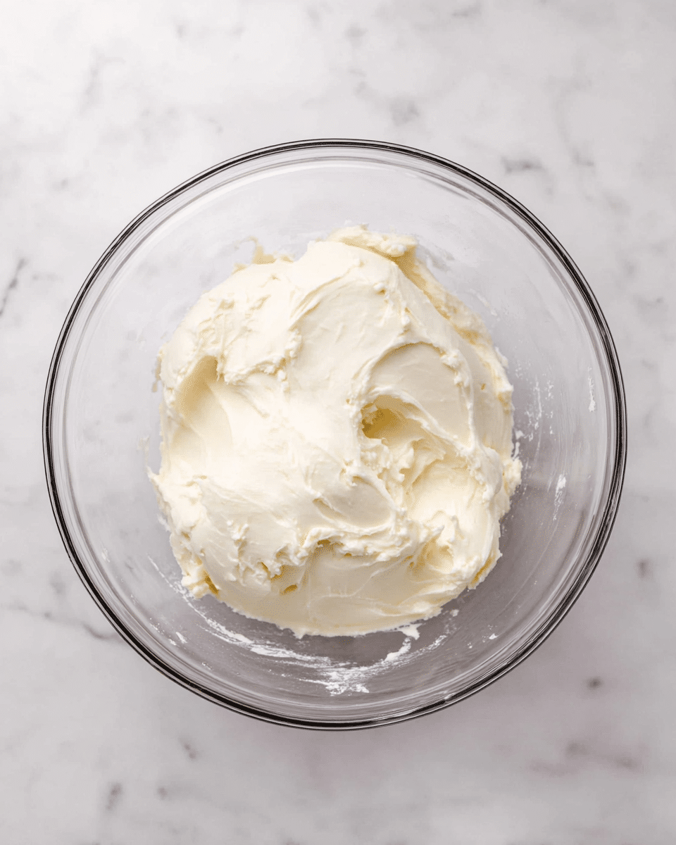 A clear glass bowl sits on a white marbled surface filled with one thick layer of smooth, soft, and creamy white dough that is slightly uneven and patchy on top, showing some rough pulling textures and small cracks around the edges; the dough looks moist and pliable, shaped into a loose mound within the bowl. photo taken with an iphone --ar 4:5 --v 7