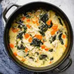 Creamy Chicken Potato Soup with Spinach Recipe