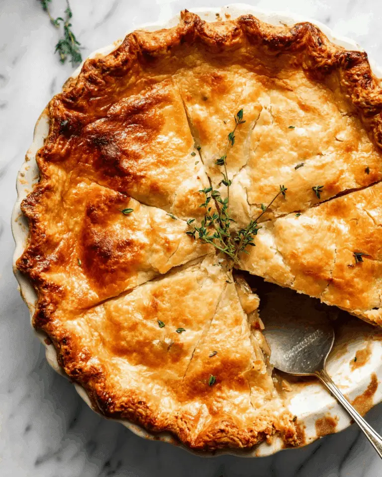 Turkey Pot Pie with Vegetables and Flaky Pie Crust Recipe