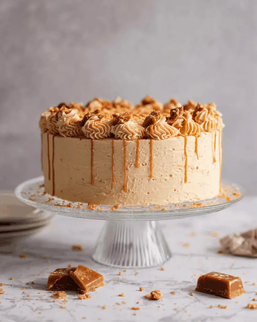 Caramel Cloud Cake with Brown Sugar Chiffon, Caramel Ganache, and Whipped Cream Frosting Recipe