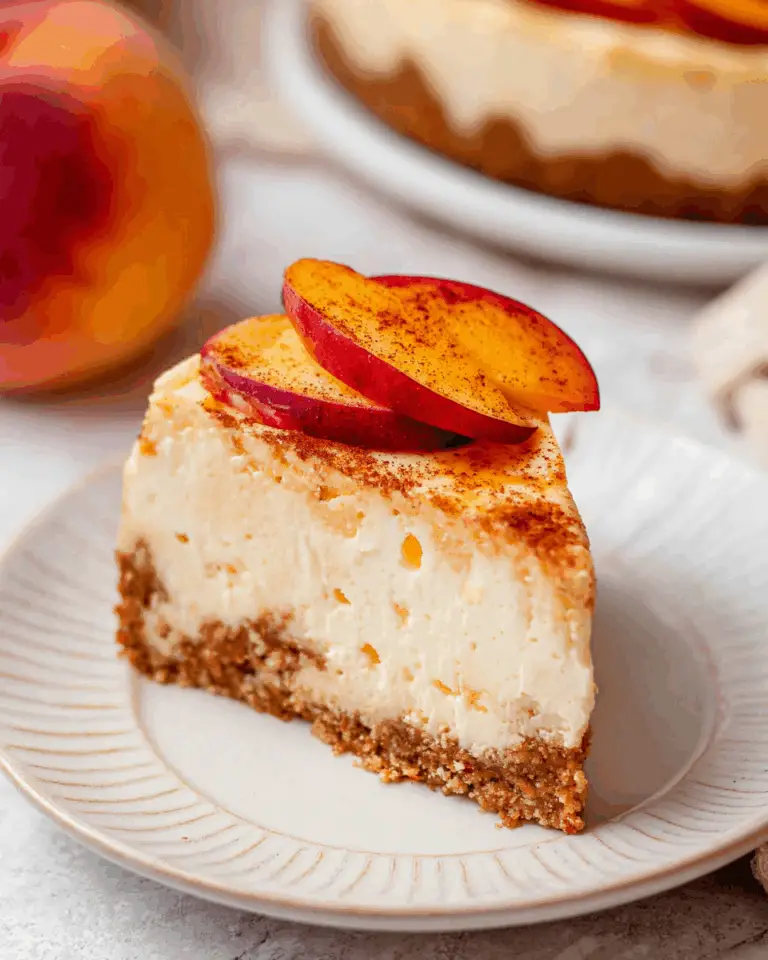 Peach Cobbler Cheesecake Recipe