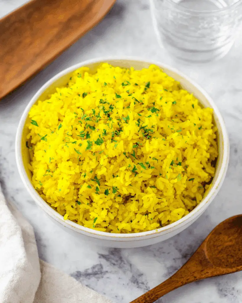 Turmeric Coconut Rice Recipe