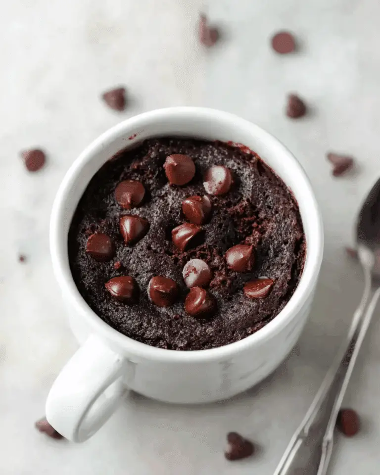Fudgy Mug Brownie Recipe