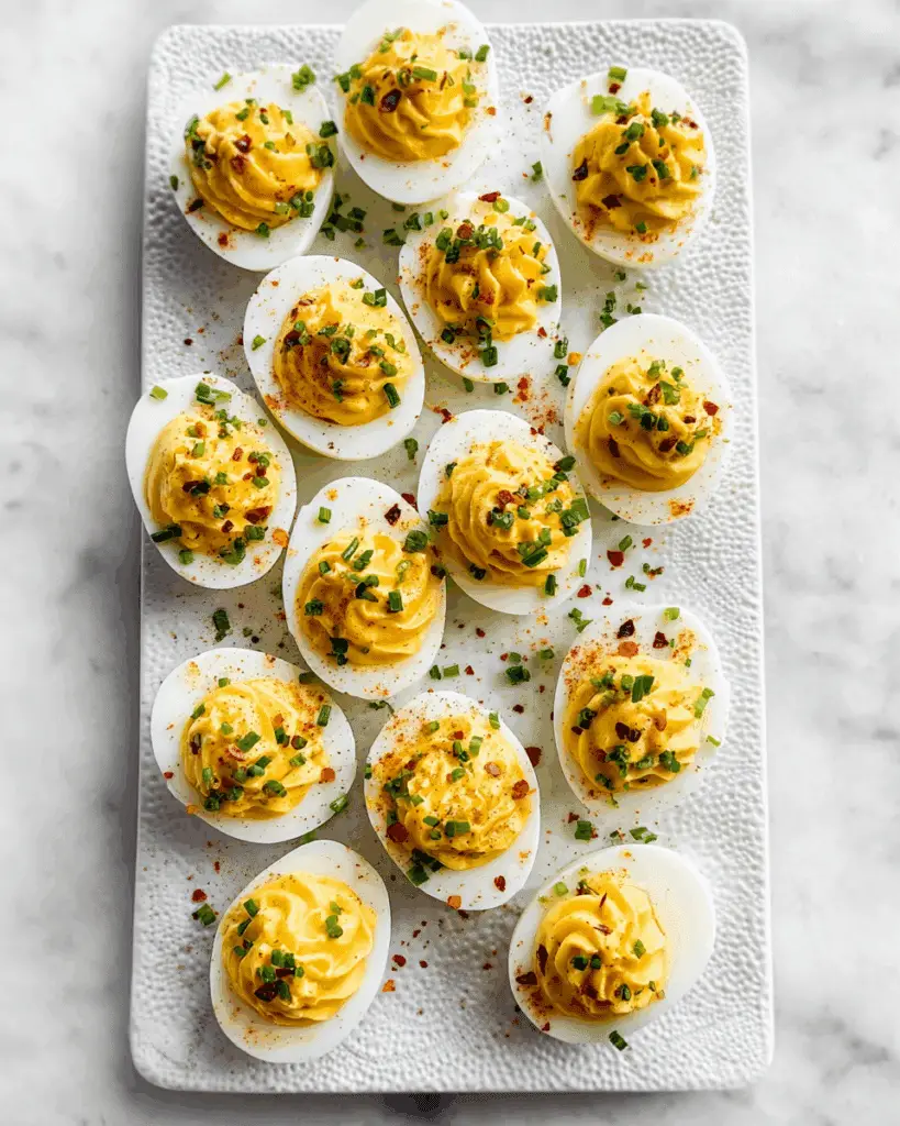 Spicy Deviled Eggs with Chipotle Mayo Recipe