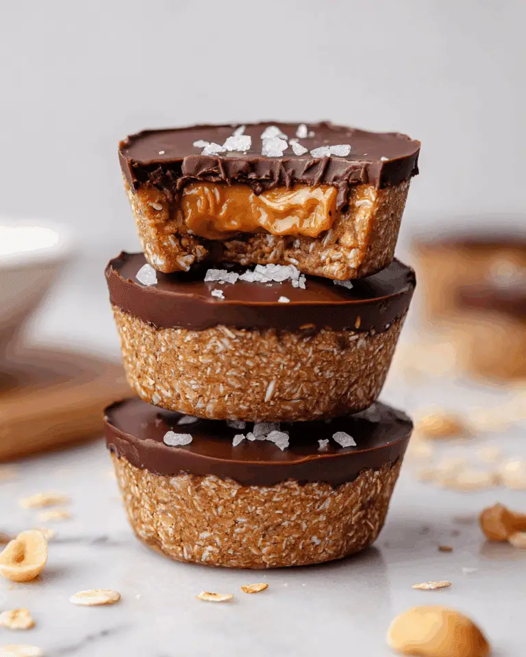 Chocolate Peanut Butter Oat Cups Recipe