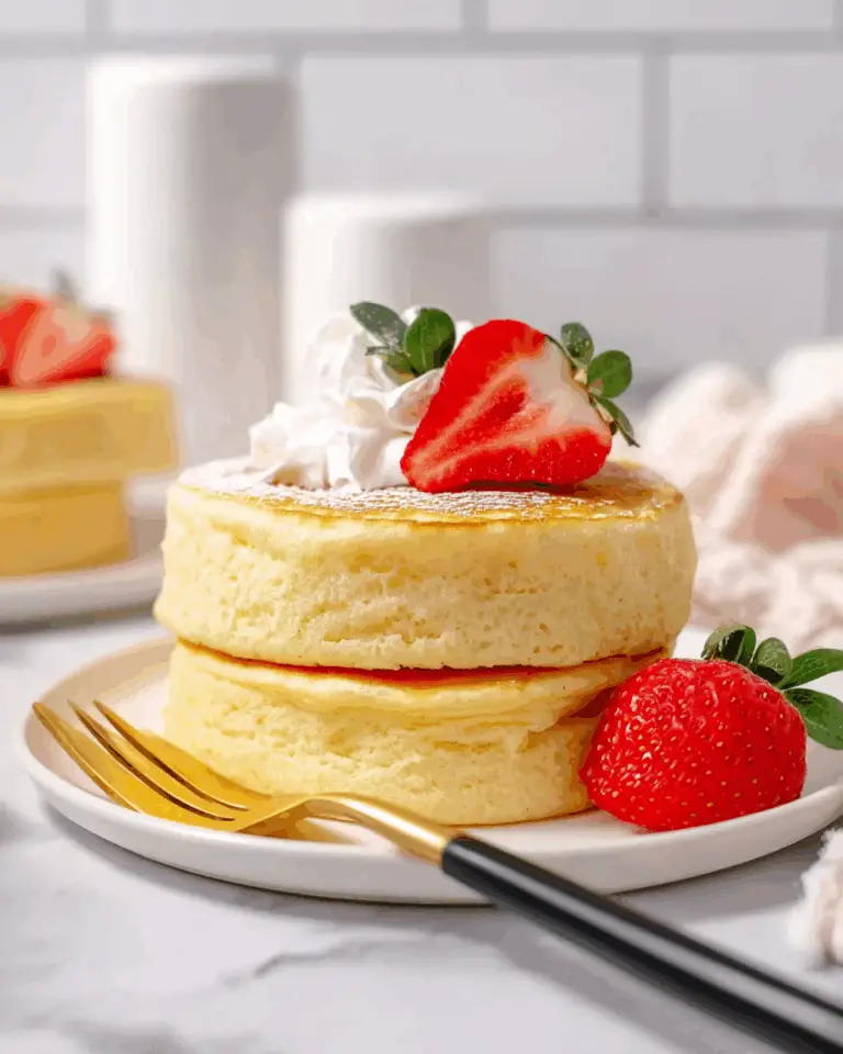 Fluffy Japanese Soufflé Pancakes Recipe