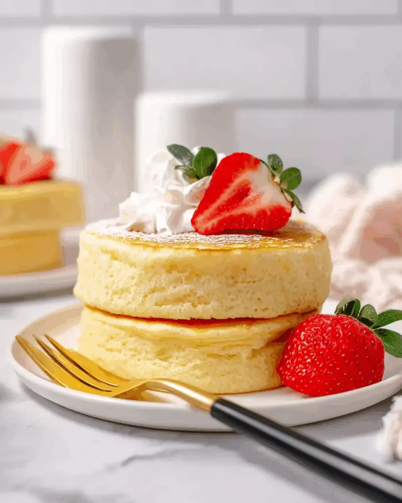 Fluffy Japanese Soufflé Pancakes Recipe
