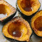 Maple-Roasted Acorn Squash with Cinnamon Butter Recipe