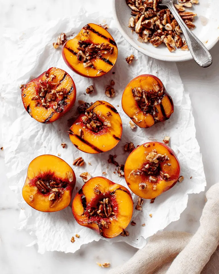 Easy Grilled Peaches with Cinnamon and Brown Sugar Recipe