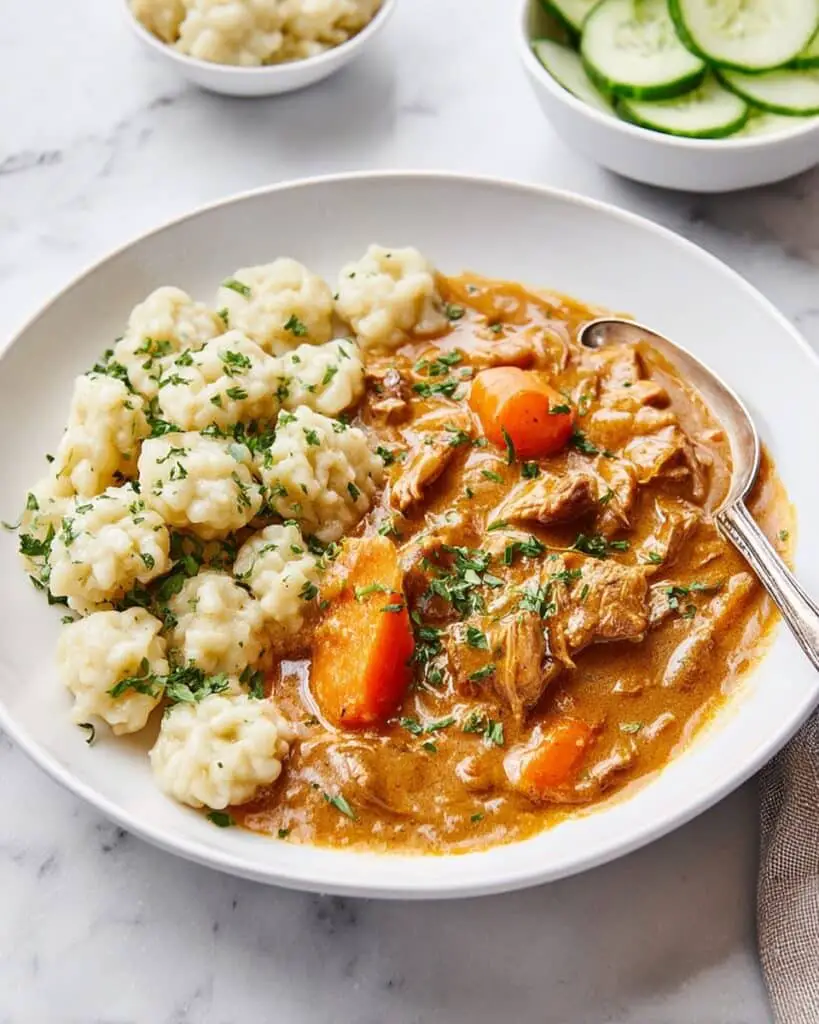 Creamy Chicken Paprikash with Vegetables Recipe