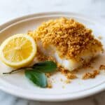 Baked Cod with Ritz Cracker Topping Recipe