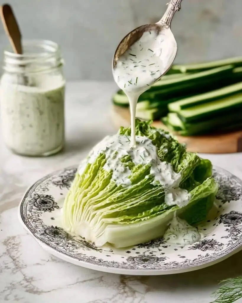 Healthy Dill Pickle Cottage Cheese Ranch Dressing Recipe