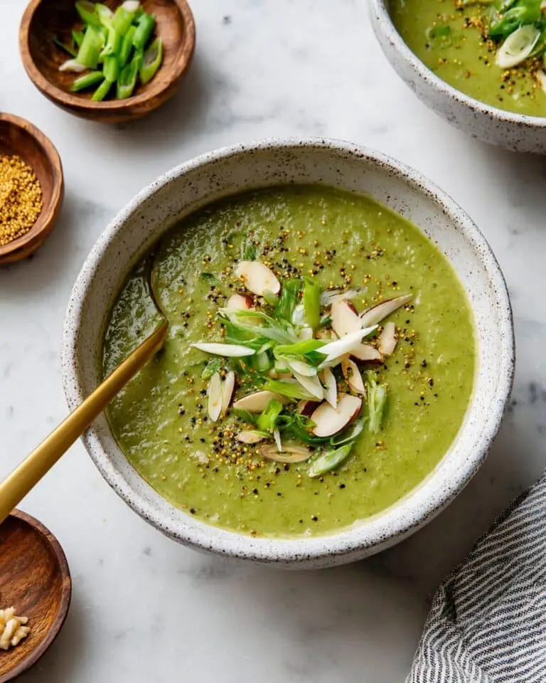 Creamy Broccoli and Red Lentil Soup Recipe
