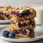 Blueberry Baked Oatmeal Bars Recipe
