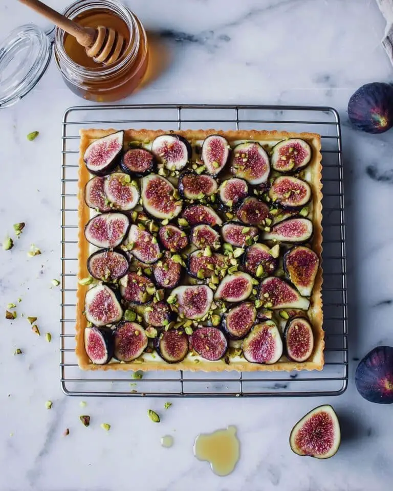 Honey Cheesecake Bars with Figs Recipe