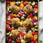 Greek Sheet Pan Chicken Dinner Recipe