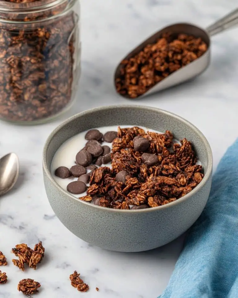 Chocolate Cocoa Granola Clusters Recipe