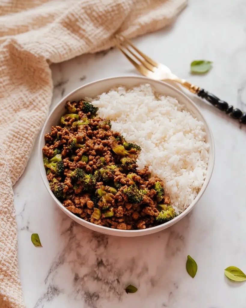 General Tso’s Ground Chicken Bowls Recipe