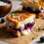 Blueberry White Cheddar Grilled Cheese Recipe