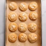 Brown Butter Banana White Chocolate Chip Cookies