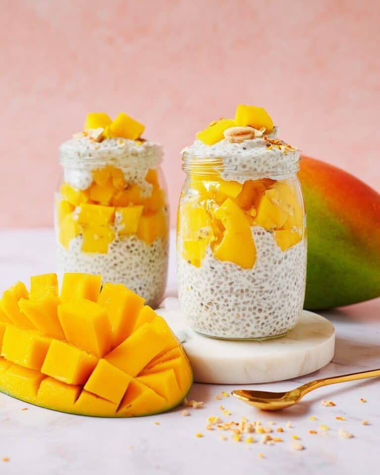 Tropical Mango Coconut Overnight Oats Recipe