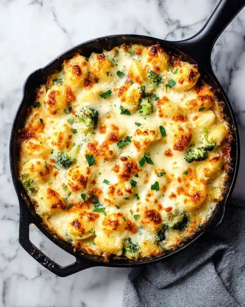 30 Minute One Pan Broccoli Gnocchi Recipe