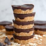 No Bake Peanut Butter Oat Cups Recipe