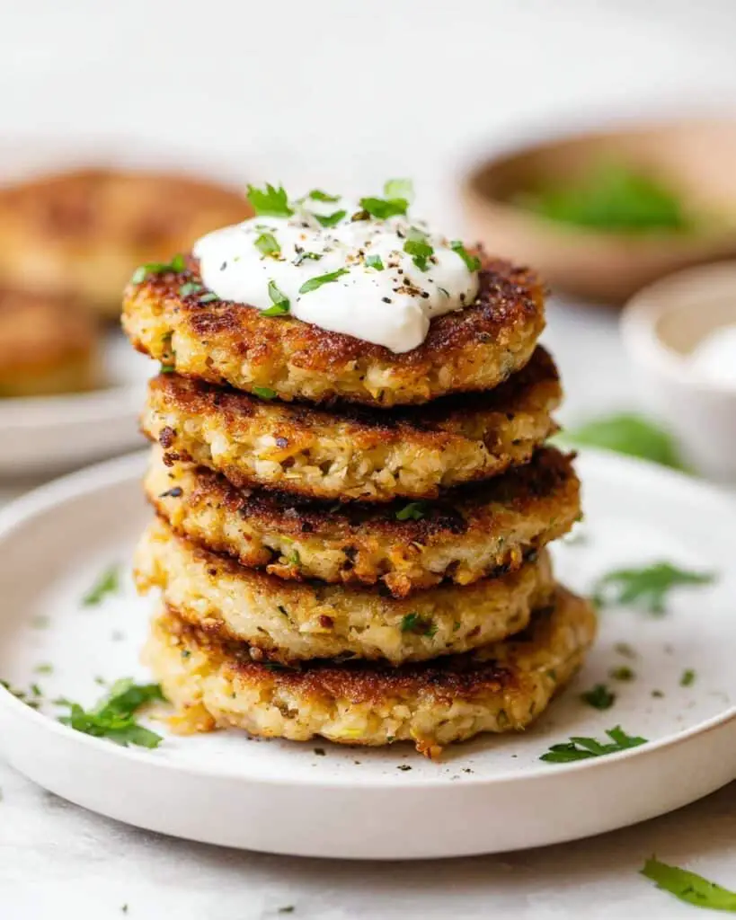 Crispy Cauliflower Fritters Recipe