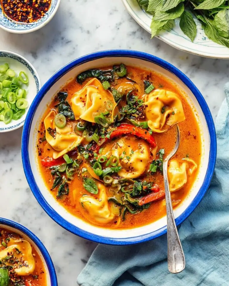 Red Curry Dumpling Soup Recipe