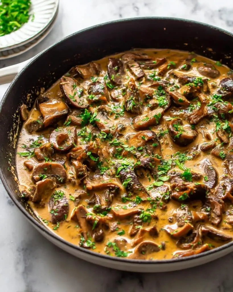 Easy Vegan Mushroom Stroganoff Recipe