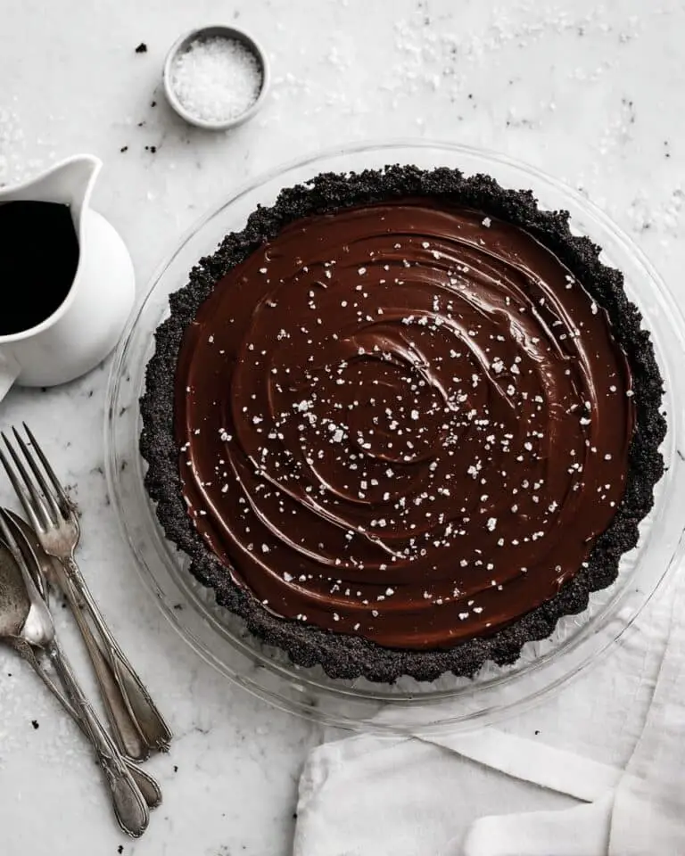 Peanut Butter Chocolate Ganache Tart Recipe