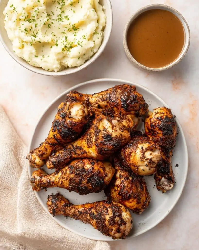 Instant Pot Chicken Drumsticks with Crispy Skin and Rich Gravy Recipe