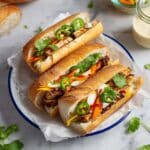 Vegetarian Banh Mi Sandwich with Seared Tofu and Pickled Veggies Recipe