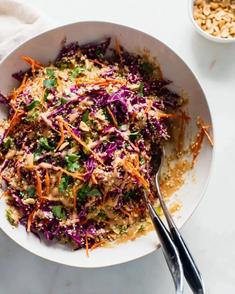 Crunchy Thai Peanut & Quinoa Salad Recipe