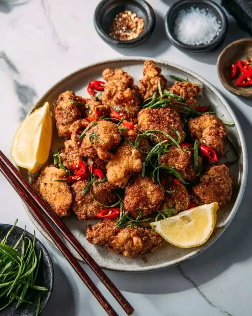 Air Fryer Salt and Pepper Chicken Recipe