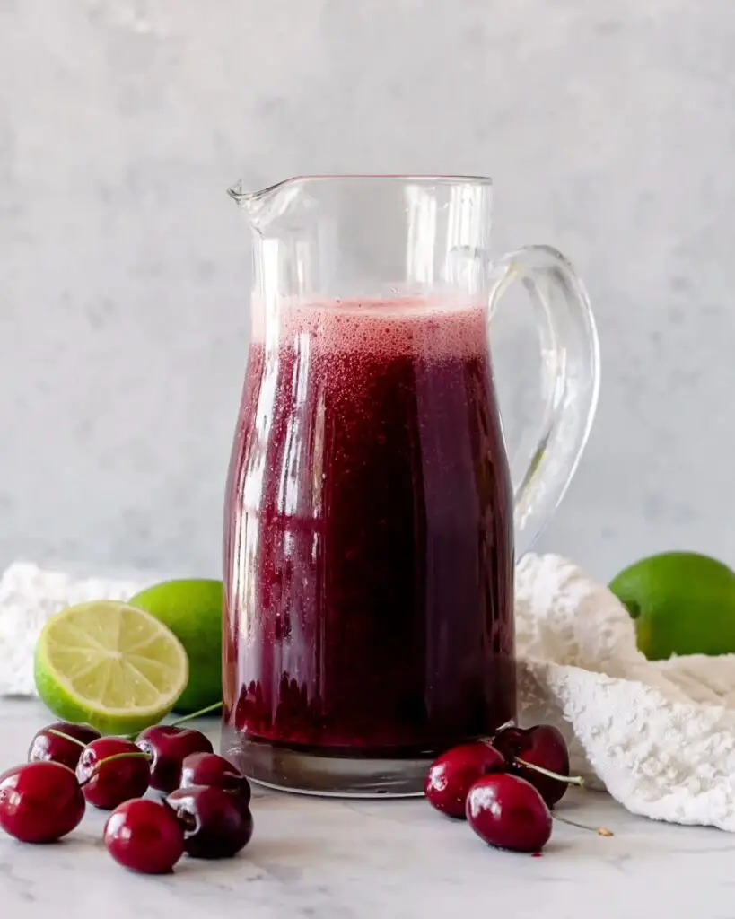Fresh Cherry Limeade Recipe