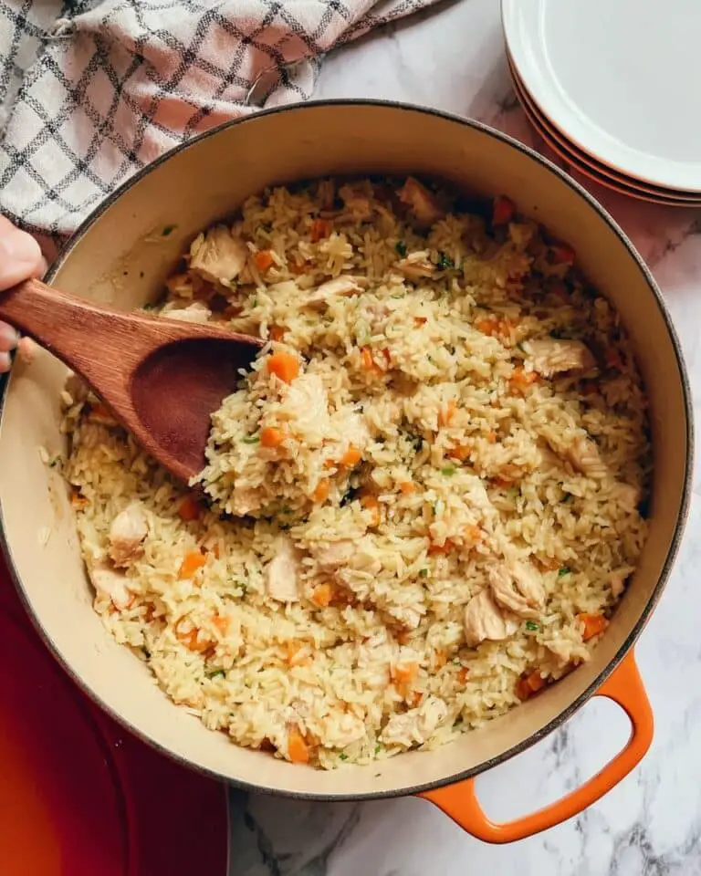 One-Pot Chicken and Rice with Carrots, Parmesan, and Parsley Recipe