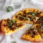 Spicy Butternut Squash Pizza with Caramelized Onions Recipe