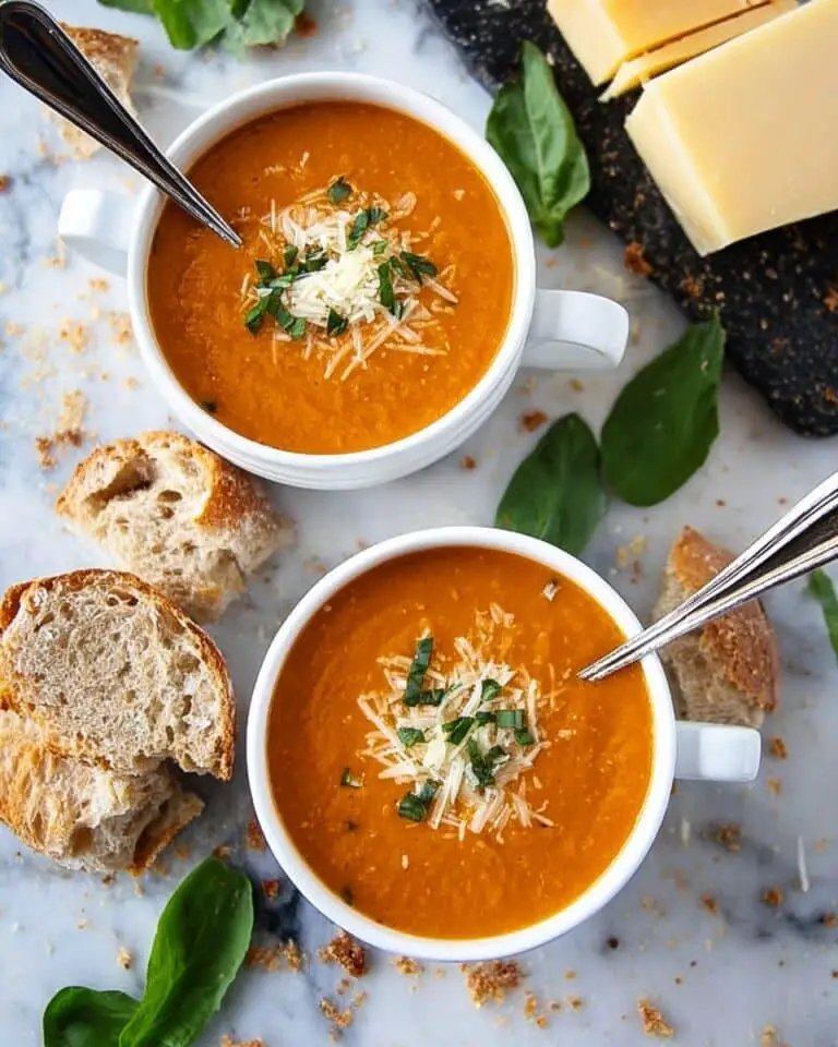 Roasted Cauliflower and Red Pepper Soup with Gouda Recipe