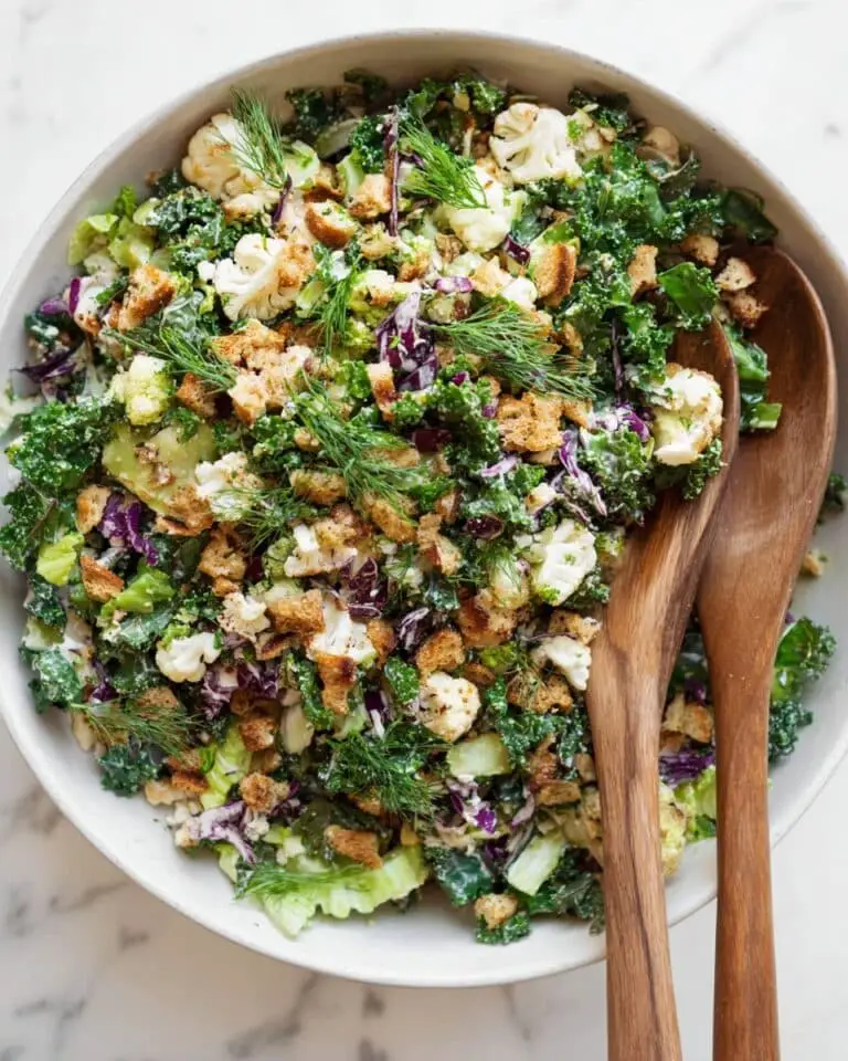 Chopped Creamy Dill Pickle Salad Recipe