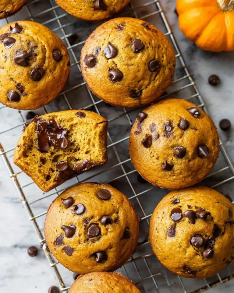 Cottage Cheese Muffins with Chocolate Chips (Pumpkin or Classic) Recipe