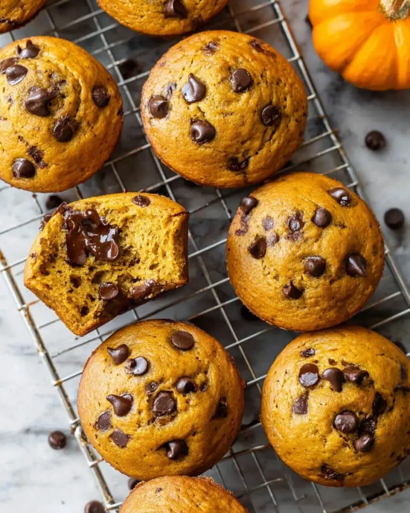 Cottage Cheese Muffins with Chocolate Chips (Pumpkin or Classic) Recipe
