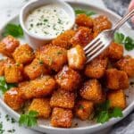 30-Minute Air Fryer Salmon Bites with Hot Honey Recipe