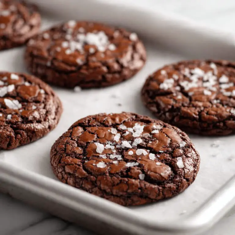 Salted Espresso Brownie Cookies Recipe