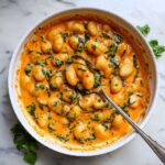 One Pan Creamy Tomato Gnocchi with Chicken Sausage Recipe