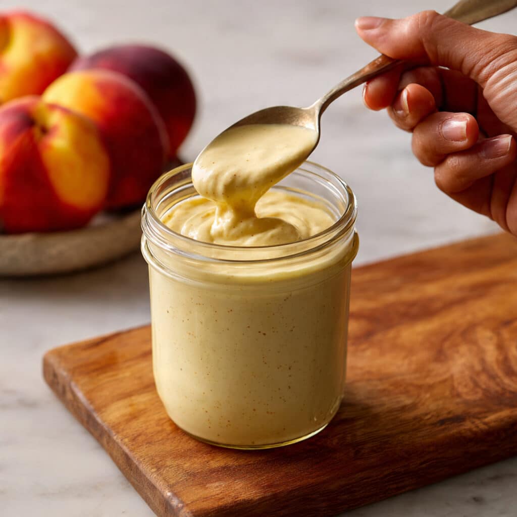Creamy Peach Salad Dressing Recipe